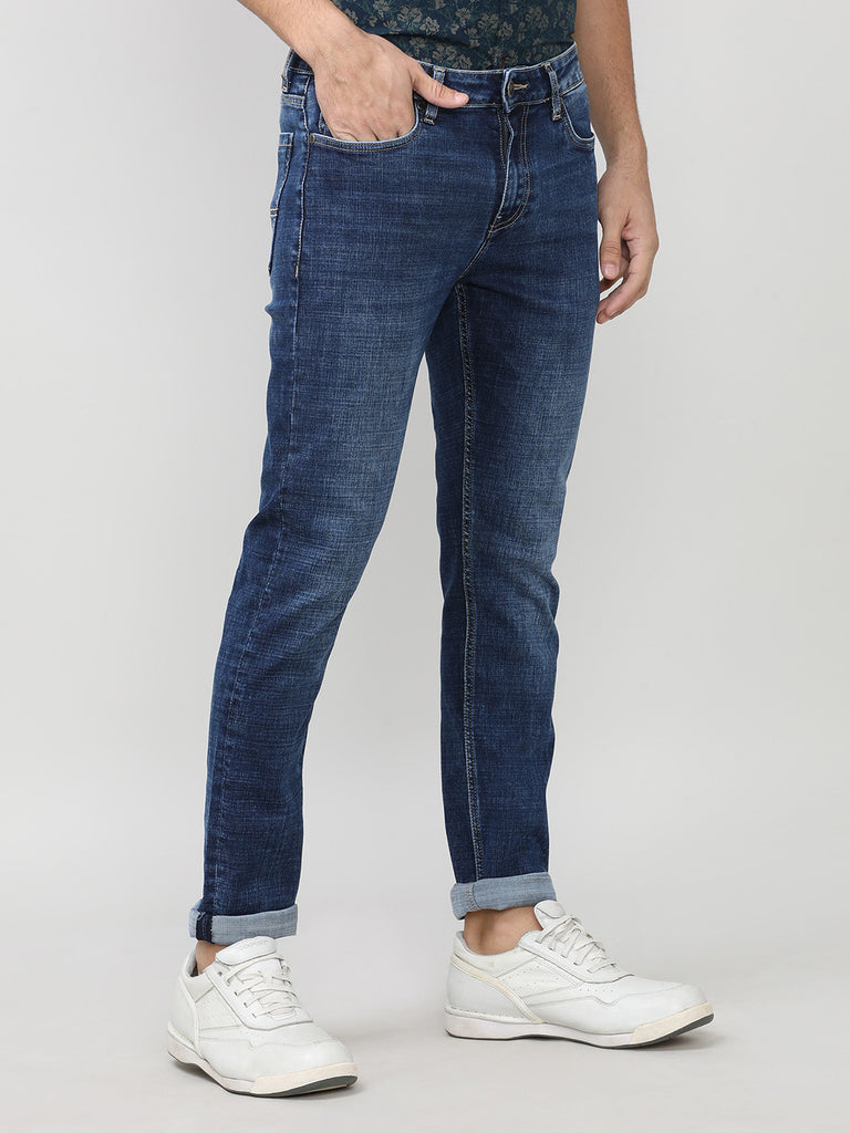 Deep Indigo Slim Straight Denim