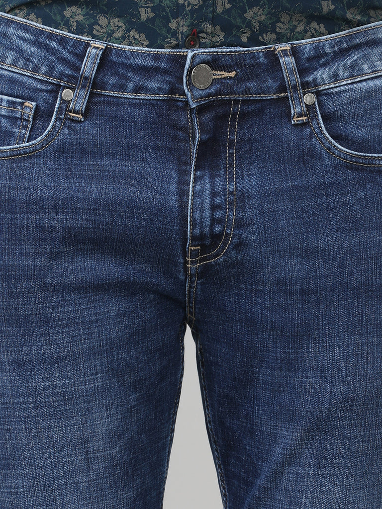 Deep Indigo Slim Straight Denim