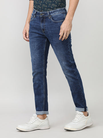 Deep Indigo Slim Straight Denim