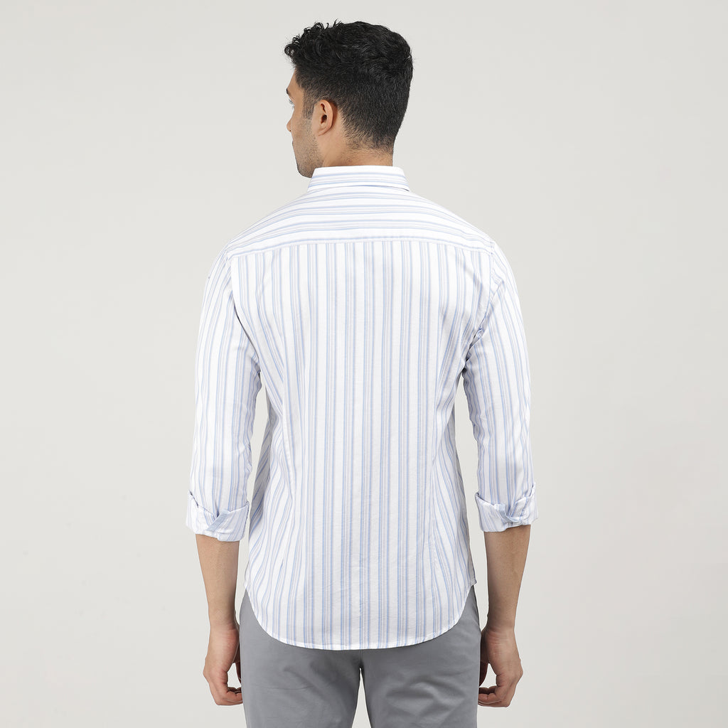 Fawn Oxford Striped Shirt