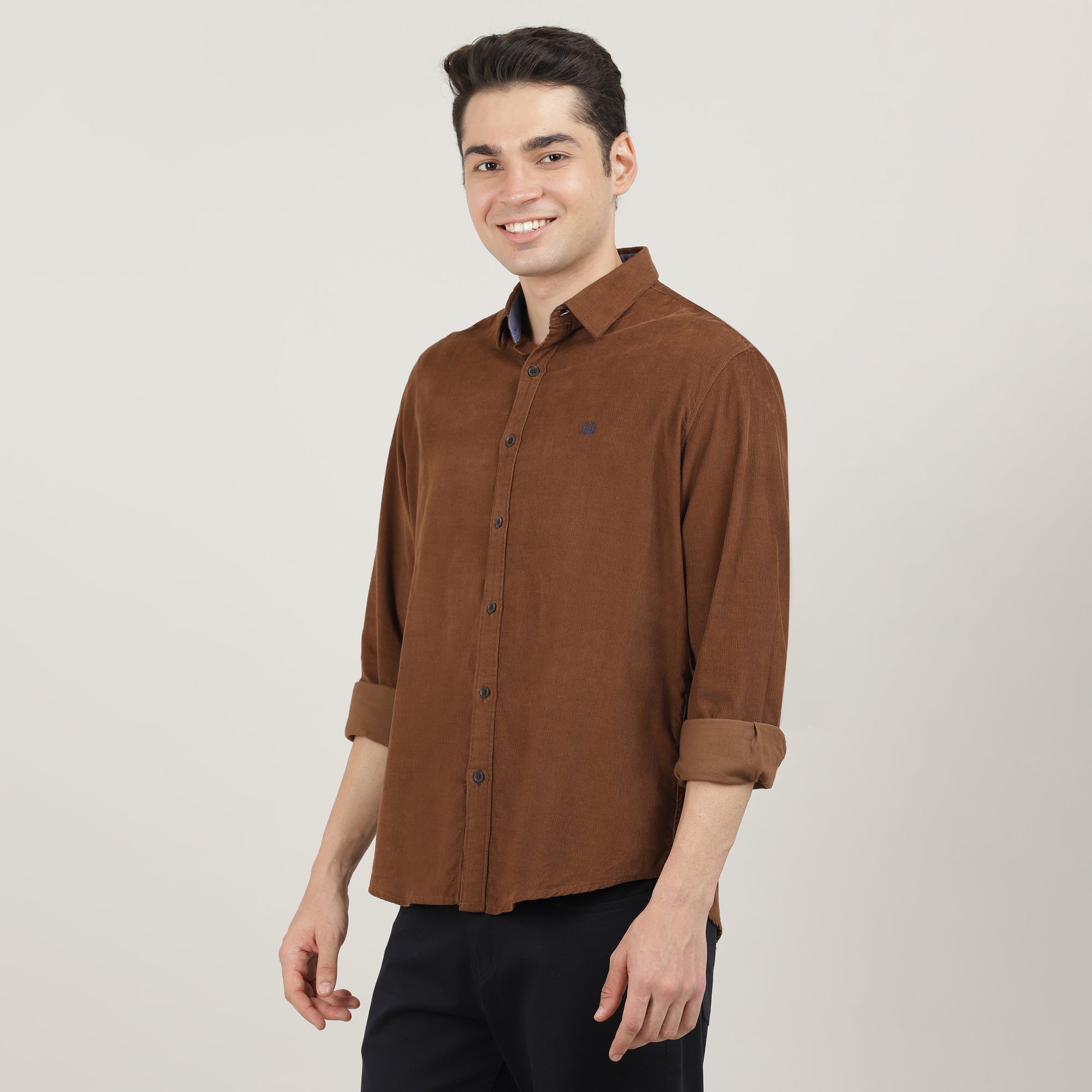 WINE, FULL SLEEVES SHIRT, PLAIN-AW24