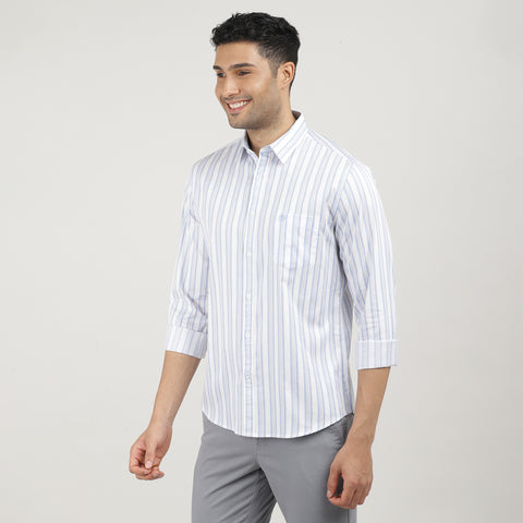 Fawn Oxford Striped Shirt