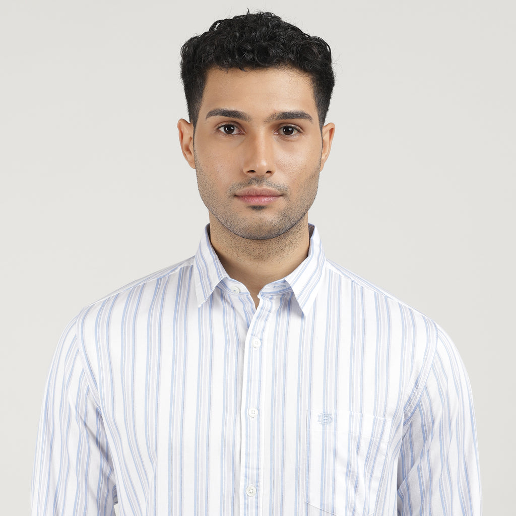 Fawn Oxford Striped Shirt