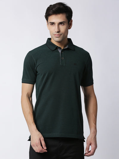 Bottle green 2024 polo t shirt