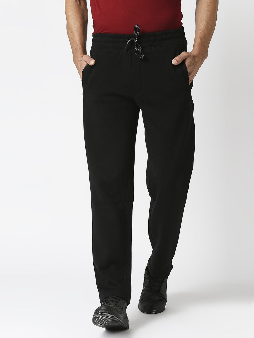 Black Fleece Track Pants