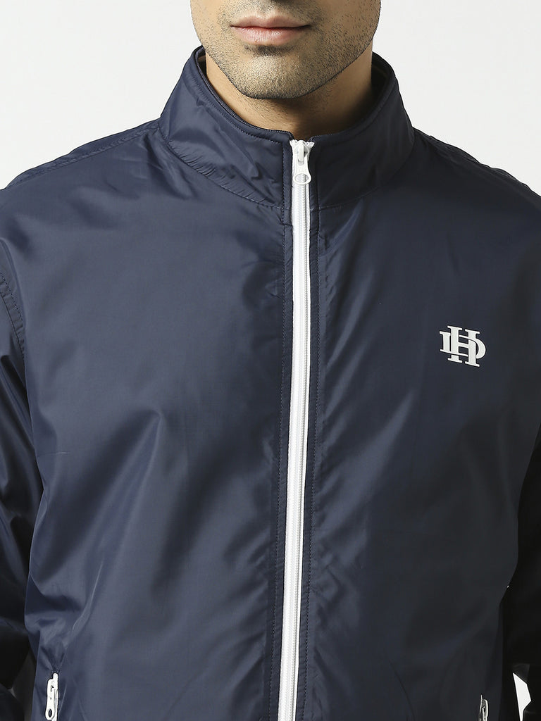 Navy Blue Bomber Jacket