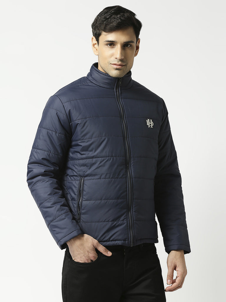 Navy Blue Puffer Jacket