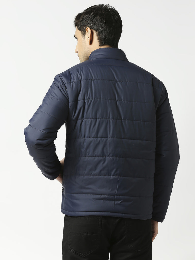 Navy Blue Puffer Jacket